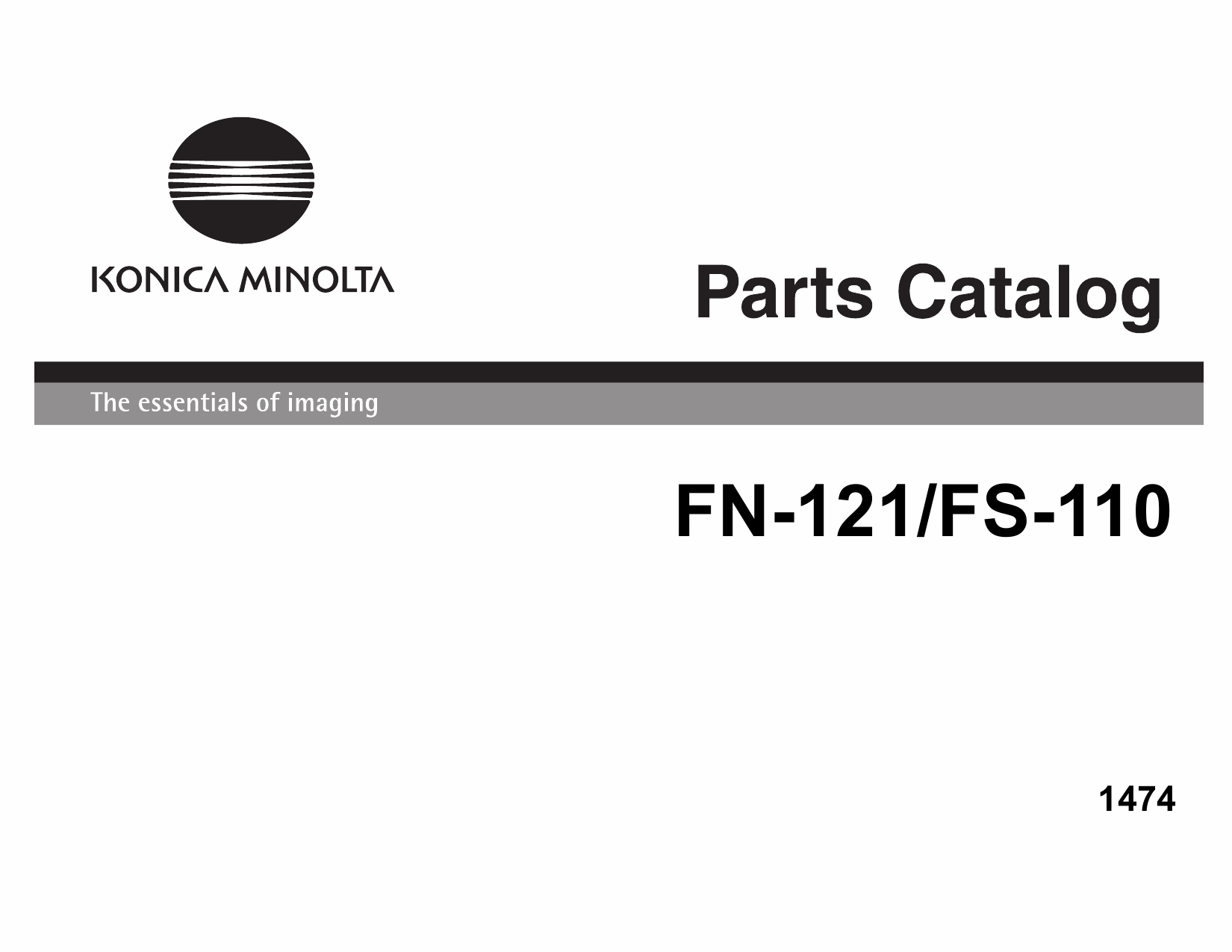 Konica-Minolta Options FN-121 110 Parts Manual-1